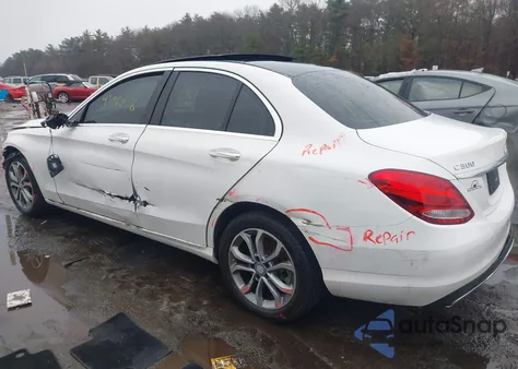 2017 Mercedes-Benz C 300 4Matic from USA, damaged, VIN 55SWF4KB7HU206023